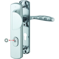 Ensemble de sécurité palière NEW-YORK entraxe 195 F1 argent clé I porte ép 37-52mm