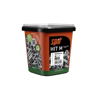 Cheville à frapper HIT-M P douille plate avec vis tête cylindrique zingué - 5 x 25 mm - seau de 400 pièces