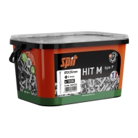 Cheville à frapper HIT-M P douille plate avec vis tête cylindrique zingué - 5 x 25 mm - seau de 1000 pièces