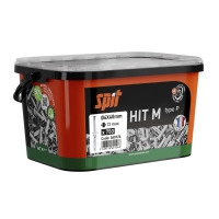 Cheville à frapper HIT-M P douille plate avec vis tête cylindrique zingué - 6 x 40 mm - bidon de 750 pièces