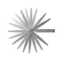 Jauge d'épaisseur métrique pointue - +/- 0,04 à 1 mm - Nombre de lames 19 - Longueur des lames 100 mm