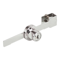 Serrure à crémaillère 31150 pour porte verre coulissante avec cylindre varié