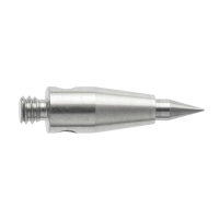 Stylet bout pointu - Rayon de pointe : 0,1 mm - Pointe : carbure de tungstène - Filetage : M2 - Longueur : 10 mm - Diamètre : 1,39 mm - Tige : acier inoxydable