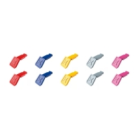 Clip COLORCODE pour marquage outils différentes couleurs par 10 pièces