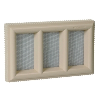 Grille d'aération CLAUSTRA pour soubassement
