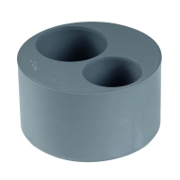 Tampon de réduction double PVC mâle-femelle
