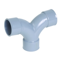 Coude double parallèle 87°30 femelle-femelle grand rayon