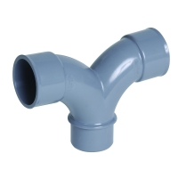 Coude double parallèle 87°30 mâle-femelle grand rayon