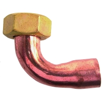 Raccord fer-cuivre 2 pièces coude douille 2GC