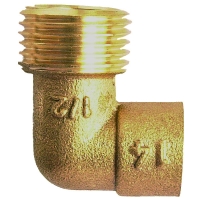 Coude laiton mâle 92GCU