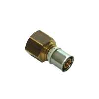 Raccord femelle fixe laiton pour tube multicouche à sertir