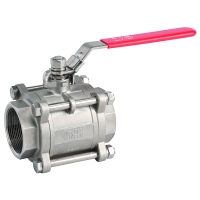 Vanne à boisseau sphérique 3 pièces inox femelle femelle 790