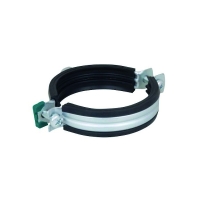 Collier de fixation acier simple avec isogaine BIFIX G2