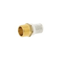 Raccord mâle fixe laiton pour tube mutlticouche XR à sertir