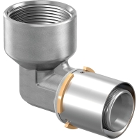 Coude 90° à sertir taraudage femelle S-Press