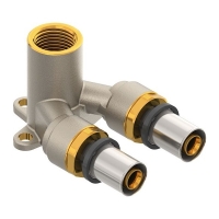 Coude 90 degrés double applique femelle EASYTEC LBP
