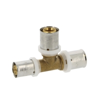 Té inégal laiton pour tube multicouche XR