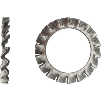 Rondelle éventail à dentures extérieures (AZ) DIN 6798 A Inox A2