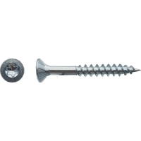 Vis pour panneaux agglomérés tête fraisée Filetage Total Torx® Zingué