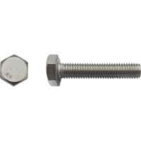 Vis tête hexagonale totalement filetée Inox A4 - Diamètres inférieurs à 12 mm