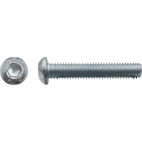 Vis tête bombée six pans creux (BHC) classe 10,9 zingué dégazé