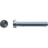 Vis à métaux tête cylindrique fendue Zingué