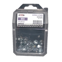 Écrou borgne DIN 1587 Zingué Coque