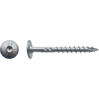 Vis pour construction bois tête ronde large Torx® Zingué