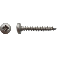 Vis pour panneaux agglomérés tête cylindrique Pozidriv® Inox A2