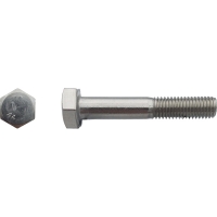 Vis tête hexagonale filetage partiel Inox A4