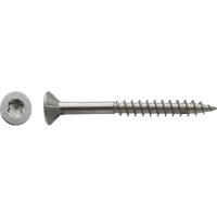 Vis pour panneaux agglomérés tête fraisée Torx® filetage partiel Inox A2