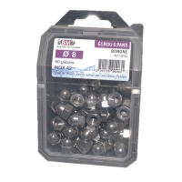 Écrou borgne DIN 1587 Inox A2 Coque