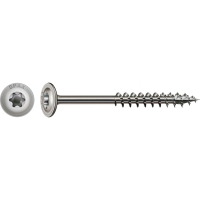 Vis Charpente bois Filetage total Tête cylindrique Torx® T-STAR plus T40 Pointe 4CUT Inox A2