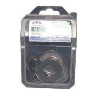 Rondelle plate moyenne (M) NFE 25514 Inox A2 Coque