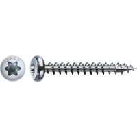 Vis bois Filetage total Tête cylindrique Torx® T-STAR plus T20 Pointe 4CUT Zingué WIROX