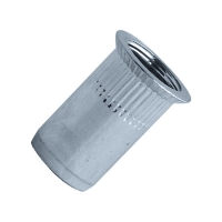 Écrou à sertir aveugle tête plate fraisée EAK aluminium