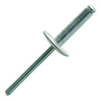 Rivet aveugle tête extra large aluminium/acier ASX