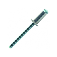 Rivet aveugle éclaté tête plate aluminium/acier PAD-B