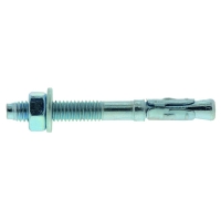 Goujon d'ancrage FIX S avec écrou et rondelle Zinc Diamètre 6 mm électrogalvanisé