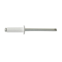 Rivet aveugle aluminium/acier Tête Ronde GORIVET ALX TRS blanc