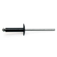 Rivet aveugle éclaté aluminium/acier Tête Large GOSTAR noir