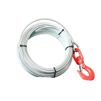 Kit câble Galvanisé pour Treuil 7 Torons 19 Fils Marquage CE