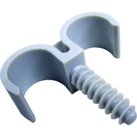 Crochet de fixation pour gaine ou tube FIX-RING double