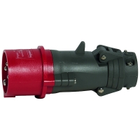 Fiche mobile droite industriel HYPRA 3P+T 380-415V plastique
