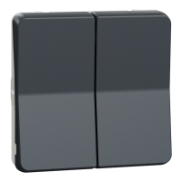 Poussoir double étanche composable MUREVA STYL