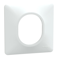 Plaque pour appareillage OVALIS