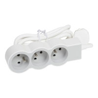 Rallonge multiprises extra-plate - cordon 1,5 m