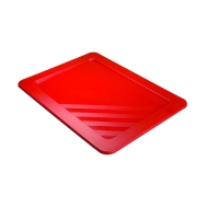 Couvercle pour bac de manutention NOVABAC rouge