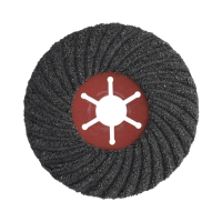 Disque abrasif appliqué FIBREFLEX - bombé - pierre