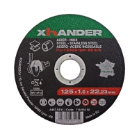 Meule à tronçonner plate acier/inox  - Ø meule 125 mm